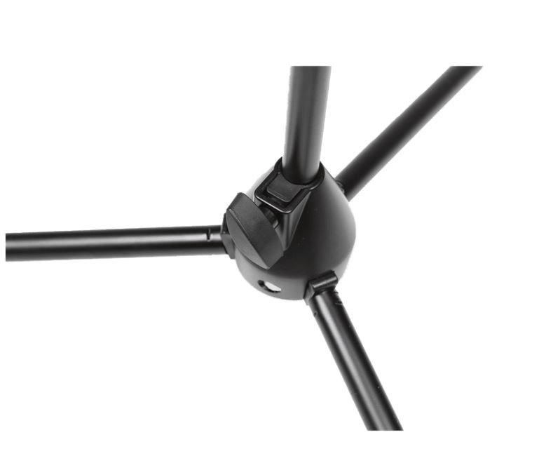 Stalak za mikrofon CAYMON CST320/B (preklopive noge, s produženom rukom)-4