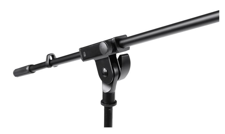 Stalak za mikrofon CAYMON CST320/B (preklopive noge, s produženom rukom)-0