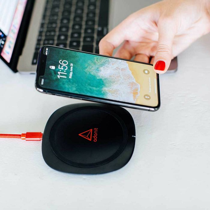 Bežični punjač ADONIT charging pad - crni-2