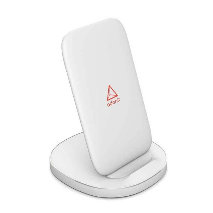 Bežični punjač sa stalkom ADONIT charging stand, 5V/2A, 9V/1.67A - bijeli