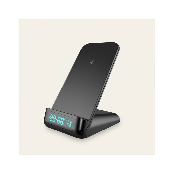 Stalak za punjenje wireless KSIX + budilica crni