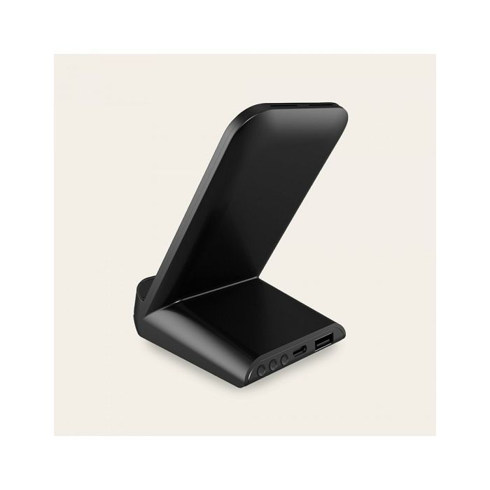 Stalak za punjenje wireless KSIX + budilica crni-1