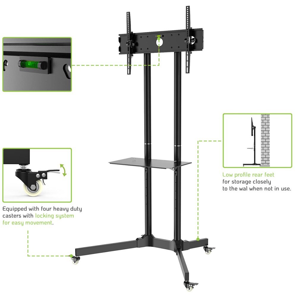Stalak za TV TECHLY ICA-TR6 (s policom, za LCD / LED / Plasma, 30-65")-8