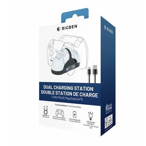 Stanica za punjenje BIGBEN Dual, V3 (2 x Dualsense PS5 kontroler)-0