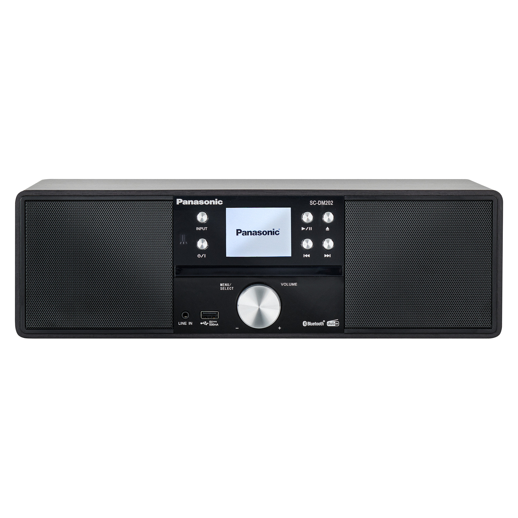 Glazbena mini linija PANASONIC SC-DM202EG-K AiO (Bluetooth, CD/MP3, USB, DAB+, FM, 12Wx2, Black)-2