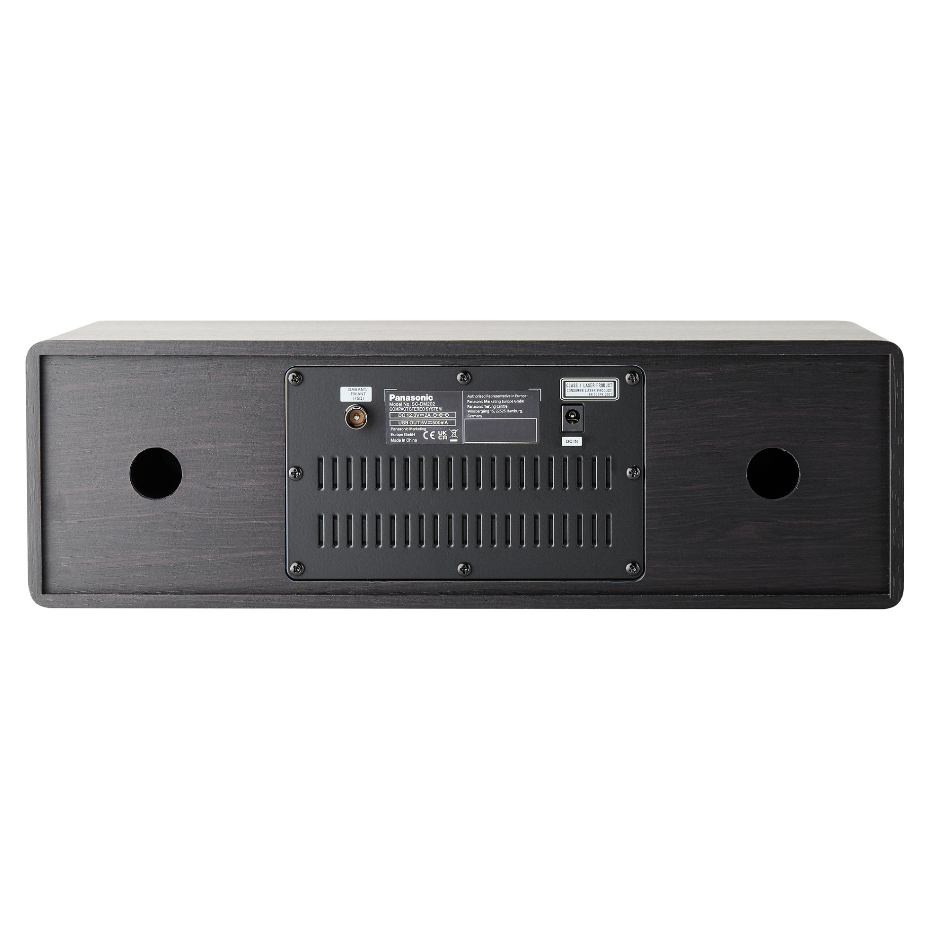 Glazbena mini linija PANASONIC SC-DM202EG-K AiO (Bluetooth, CD/MP3, USB, DAB+, FM, 12Wx2, Black)-4