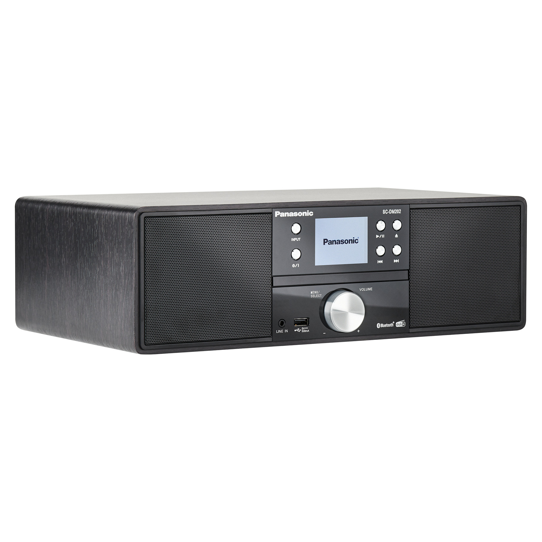 Glazbena mini linija PANASONIC SC-DM202EG-K AiO (Bluetooth, CD/MP3, USB, DAB+, FM, 12Wx2, Black)-5