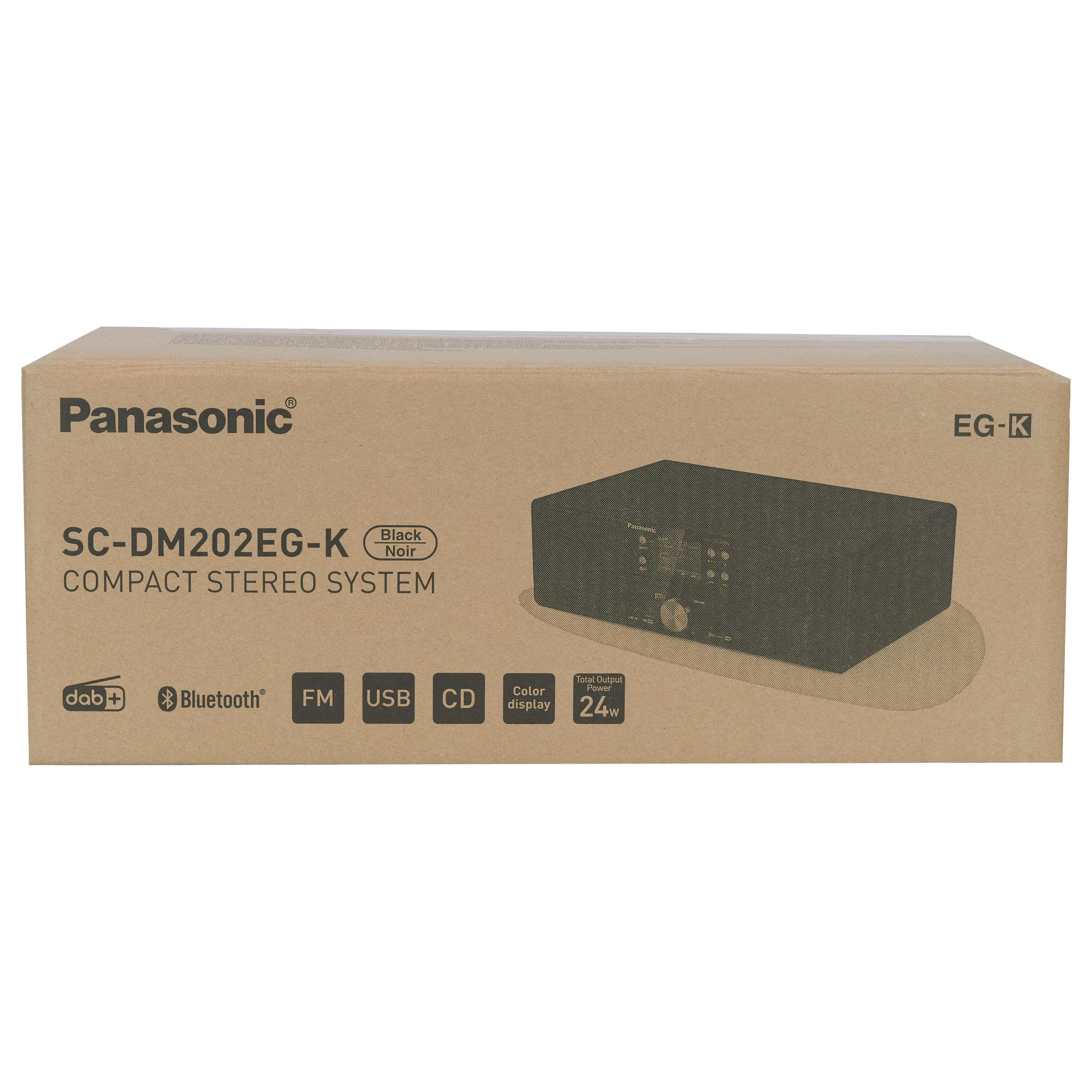Glazbena mini linija PANASONIC SC-DM202EG-K AiO (Bluetooth, CD/MP3, USB, DAB+, FM, 12Wx2, Black)-10