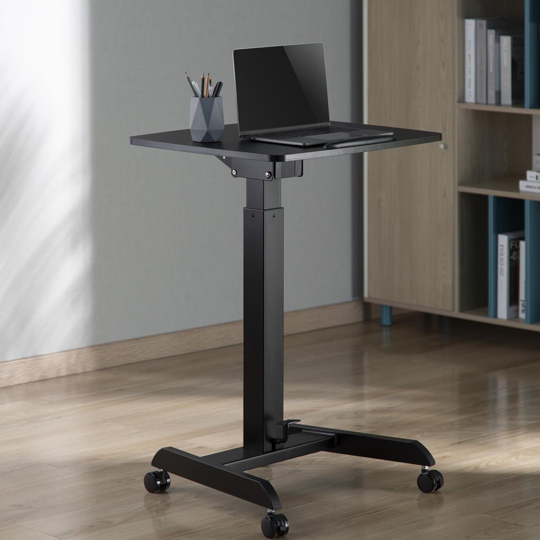Maclean Laptop Table, Height Adjustable, for Standing Up Work, Max Height 113cm, MC-892B-7