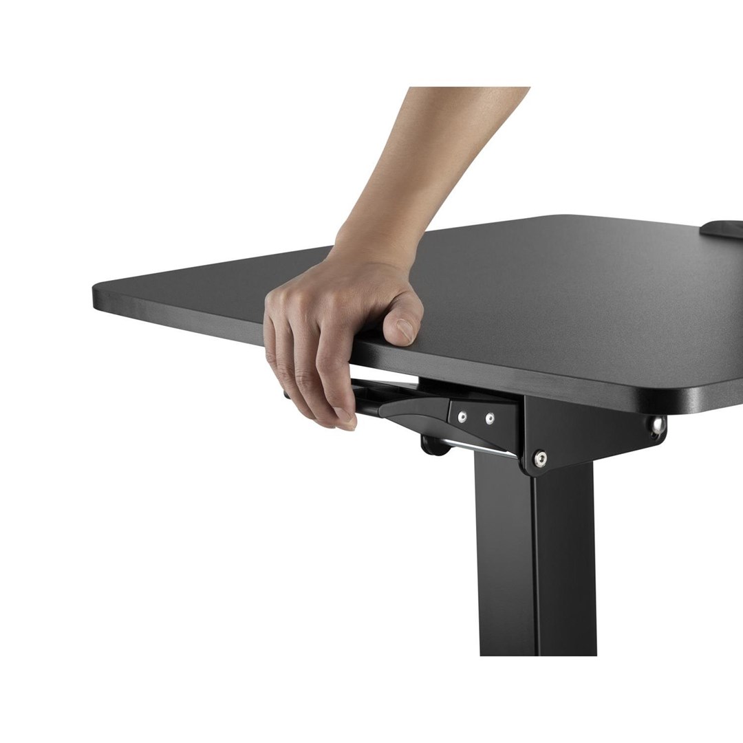 Maclean Laptop Table, Height Adjustable, for Standing Up Work, Max Height 113cm, MC-892B-10