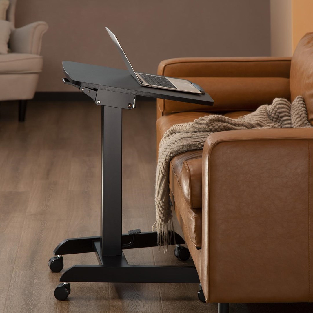 Maclean Laptop Table, Height Adjustable, for Standing Up Work, Max Height 113cm, MC-892B-11