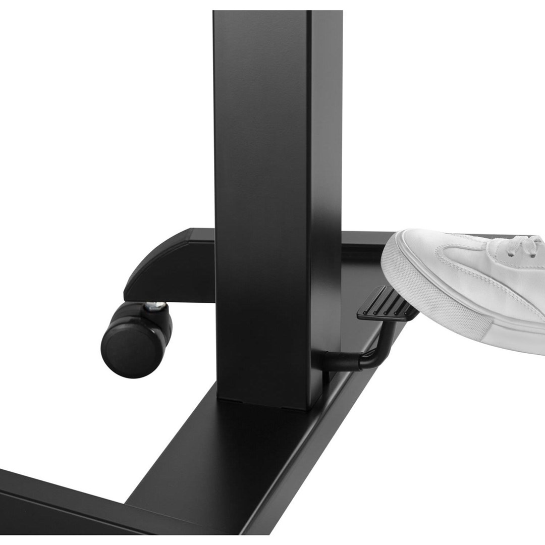 Maclean Laptop Table, Height Adjustable, for Standing Up Work, Max Height 113cm, MC-892B-1