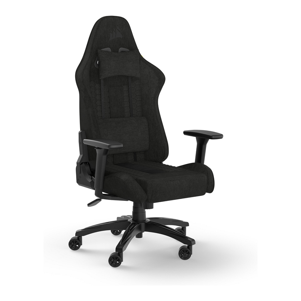 Stolica za igranje CORSAIR TC100 Gepolsterter Sitz Gepols (crna, udobno jastučena sjedala)