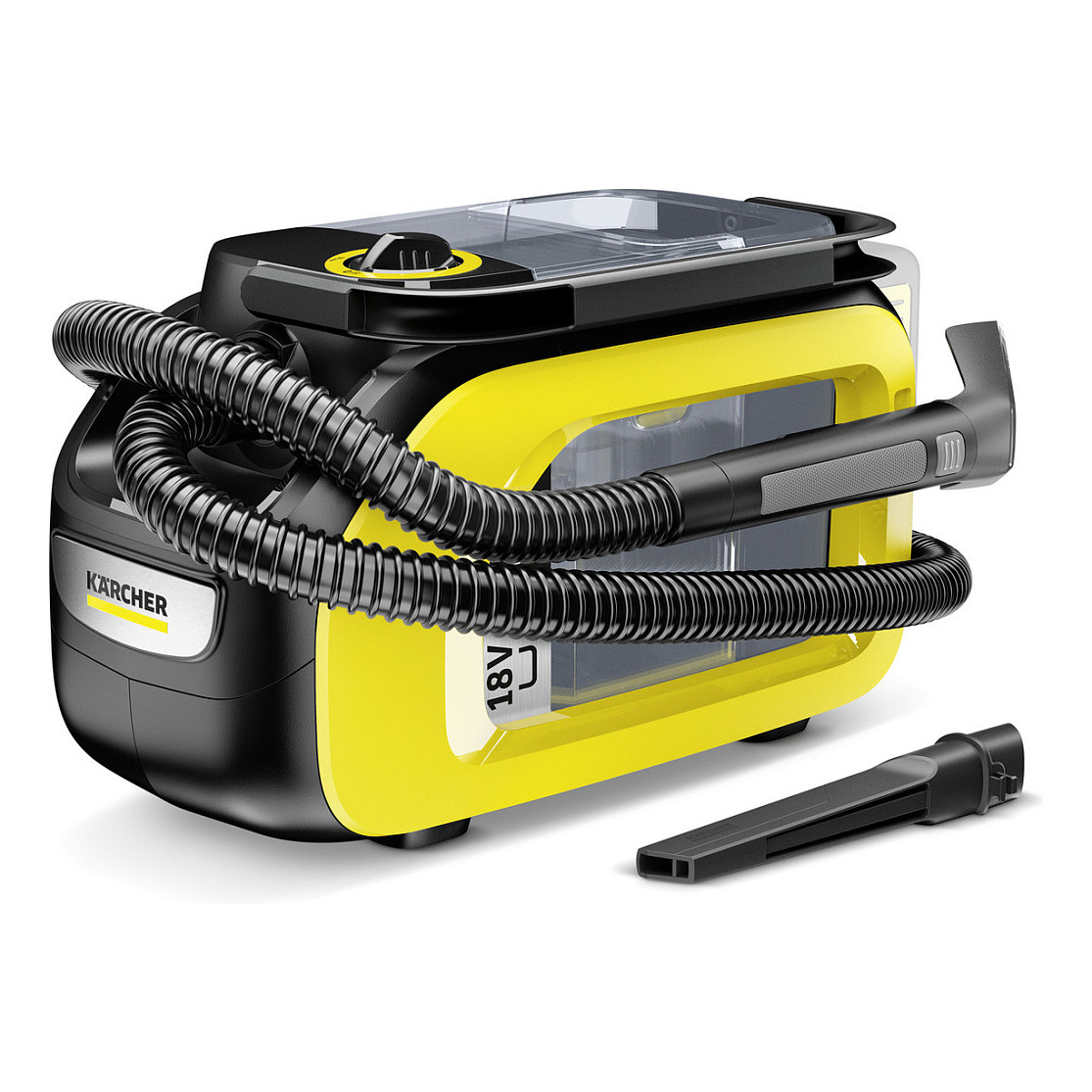 Kärcher SE 3-18 Compact carpet cleaning machine Black, Yellow