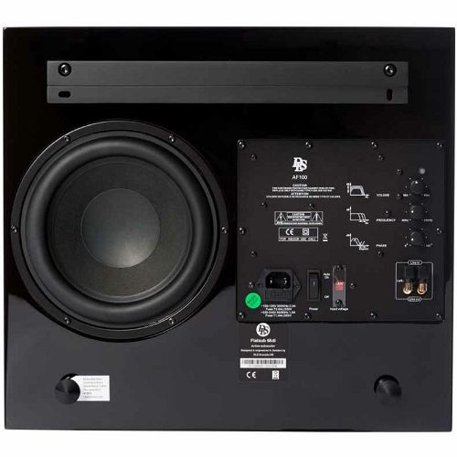 Subwoofer DLS Flatsub MIDI, satin crna-0