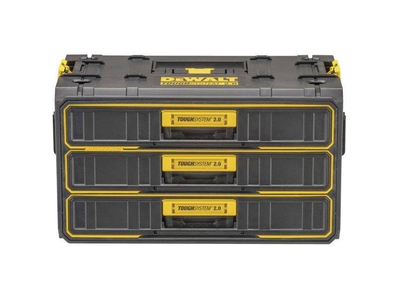 Sustav za skladištenje s 3 ladice DeWALT Tough System 2.0 (boja: crna)-0