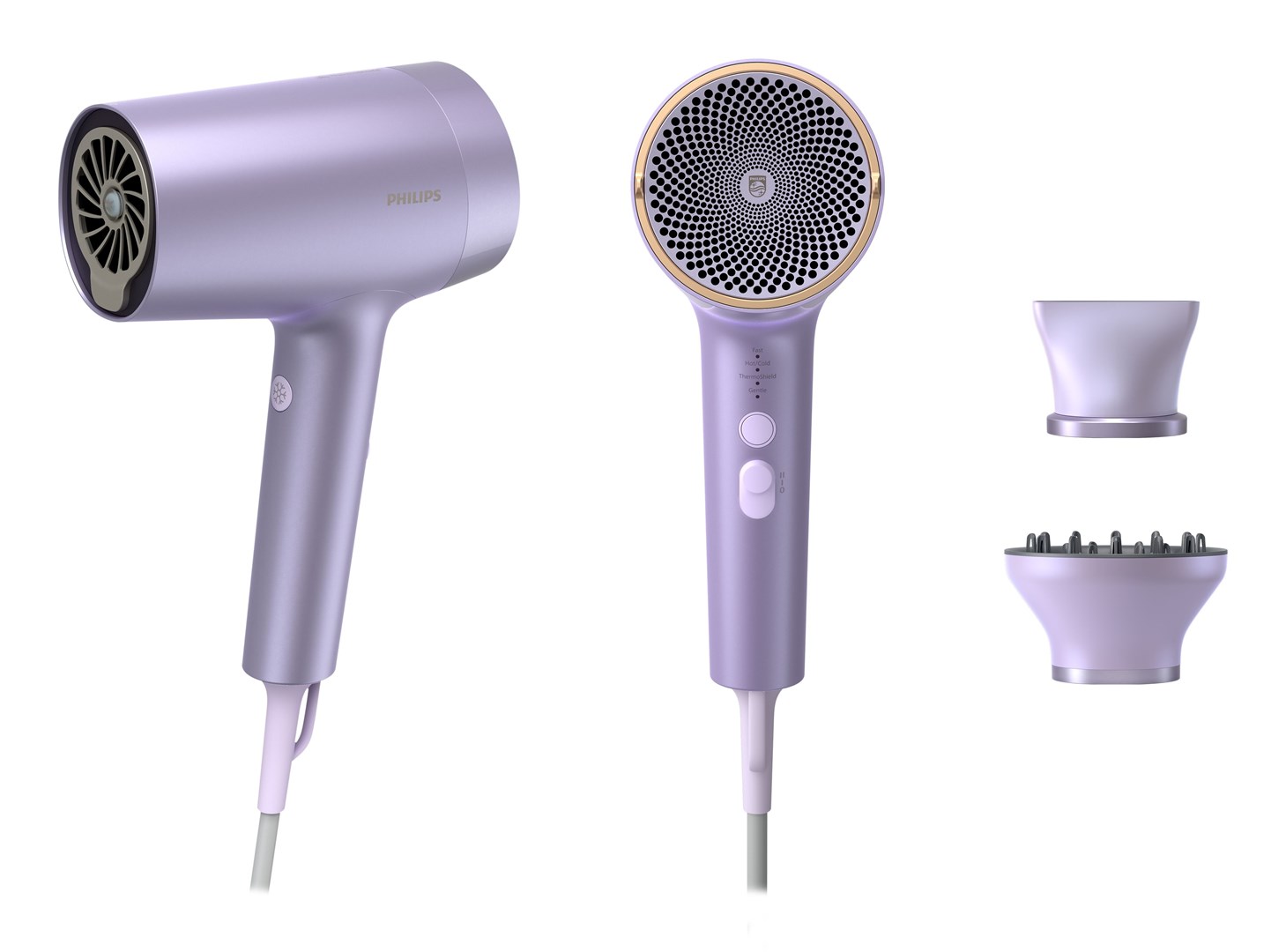 Sušilo za kosu PHILIPS BHD720/10 (Ljubičasto, 1800 W, 4 postavke temperature, ionska funkcija, nastavak za difuzor)-4