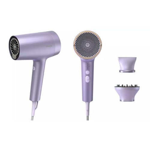 Sušilo za kosu PHILIPS BHD720/10 (Ljubičasto, 1800 W, 4 postavke temperature, ionska funkcija, nastavak za difuzor)