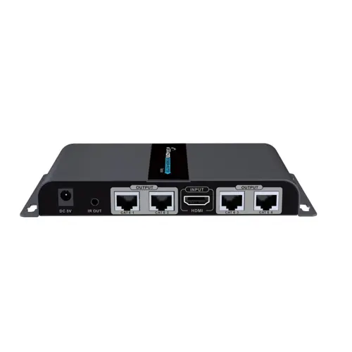 Techly HDMI 1x4 Extender Splitter over CAT6/6a/7 50m with IR pass-back-0