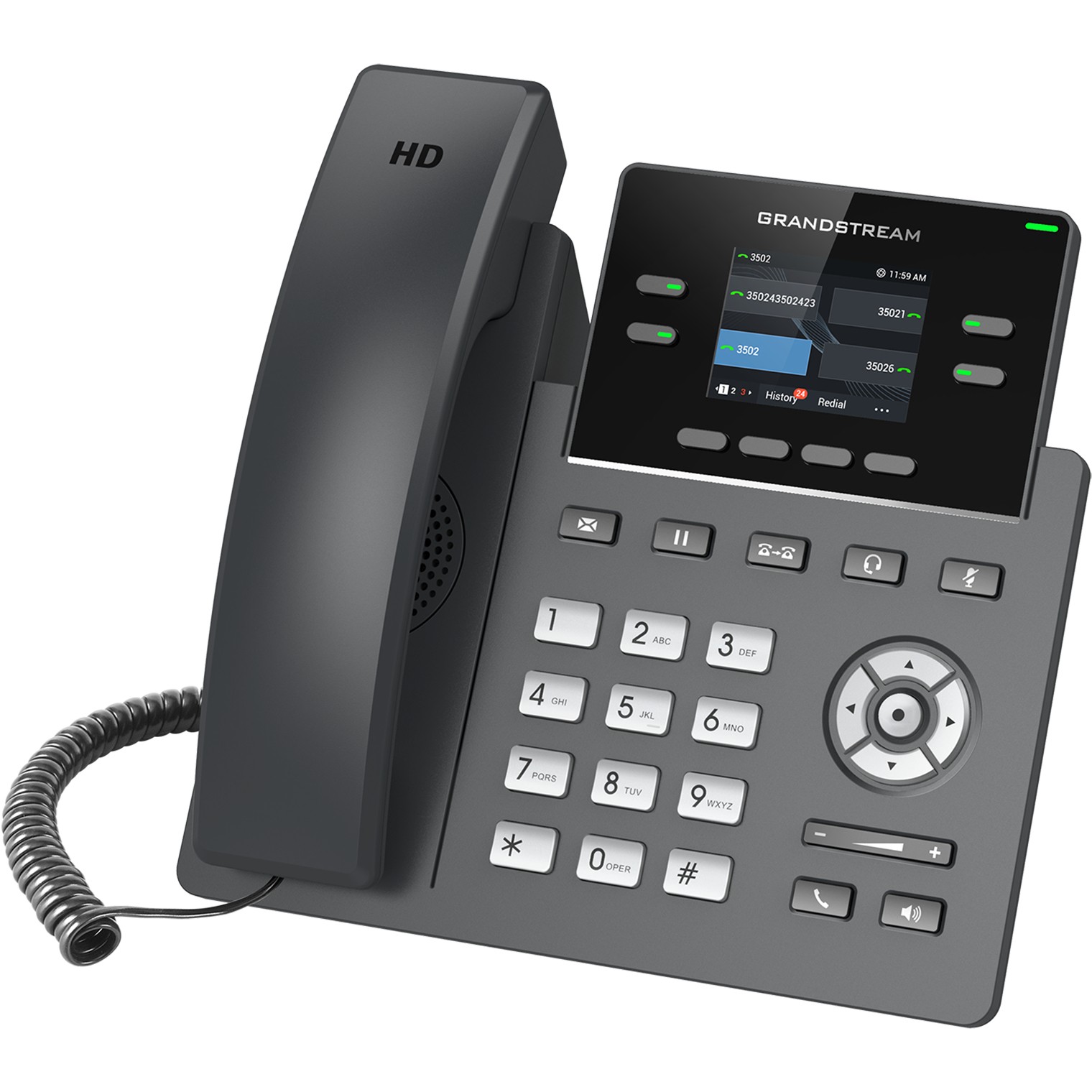 Telefon GRANDSTREAM GRP 2612 HD (HD audio, 2 linije, 3 SIP računa)-1