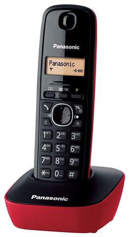 Telefon PANASONIC KX-TG1611FXR crveni-0