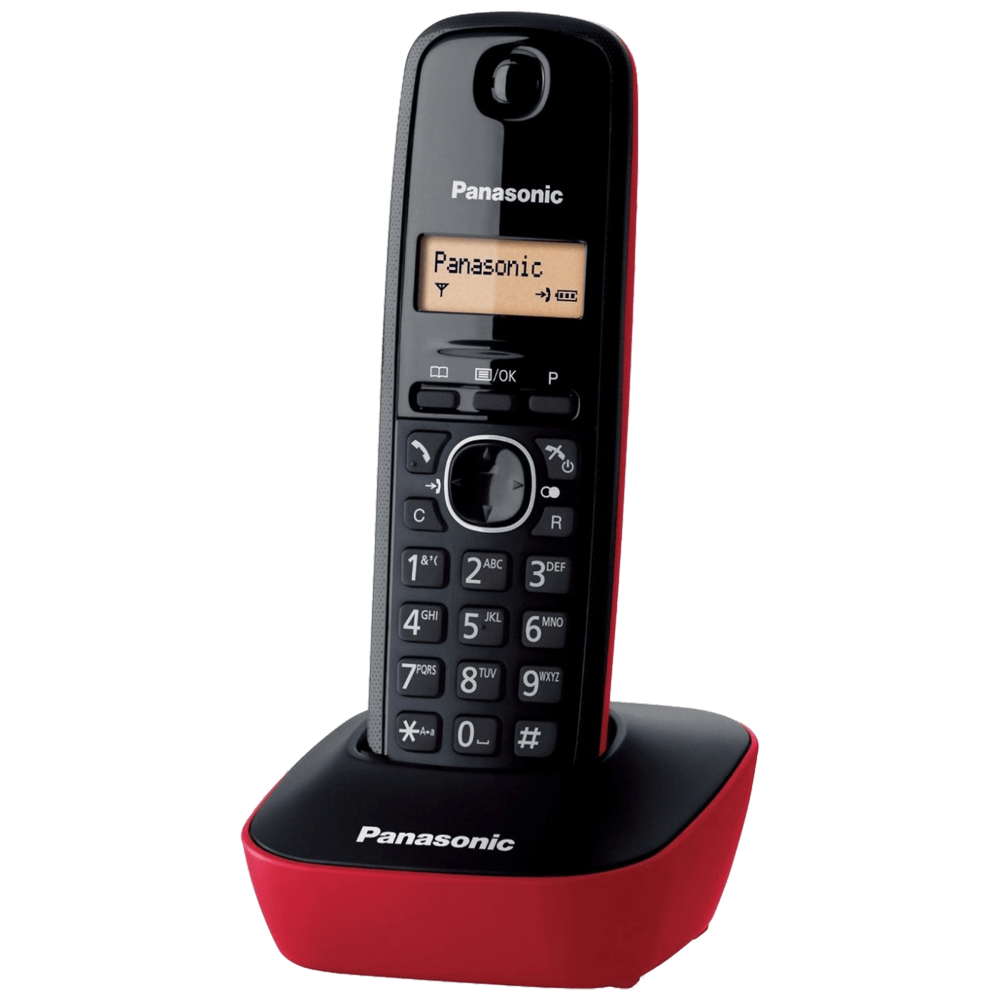 Telefon PANASONIC KX-TG1611FXR crveni-2
