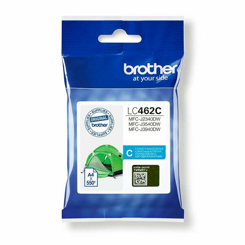 Tinta BROTHER LC462C cyan 550-0