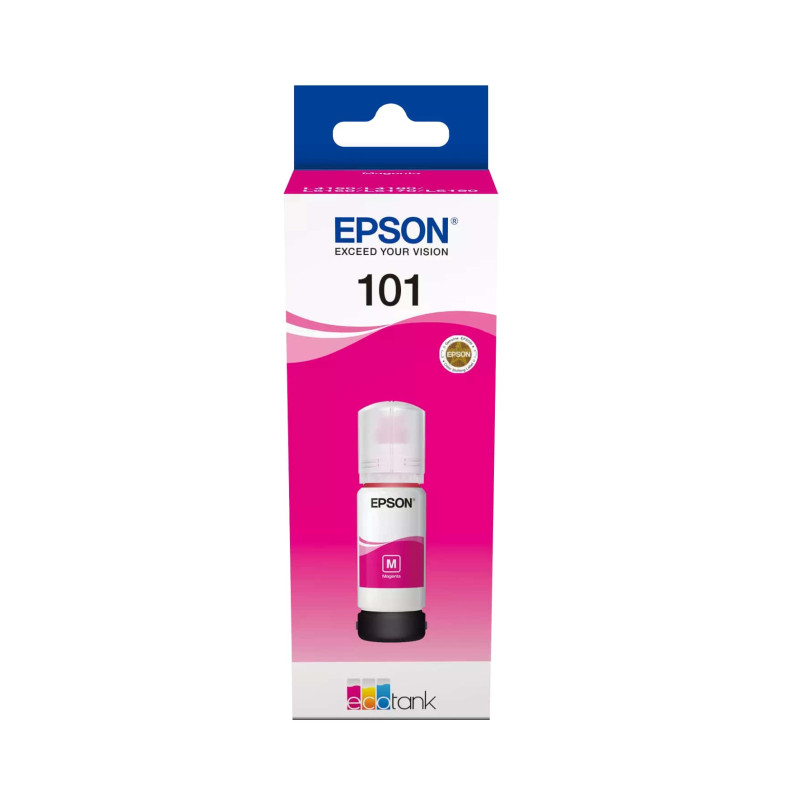 Tinta EPSON 101 EcoTank magenta, C13T03V34A-2