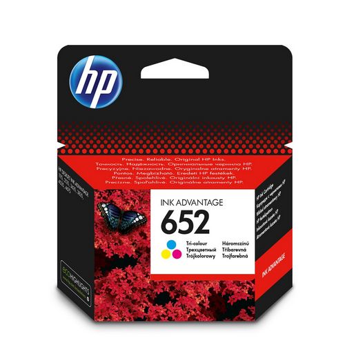 Tinta HP F6V24AE (HP 652) tri-color