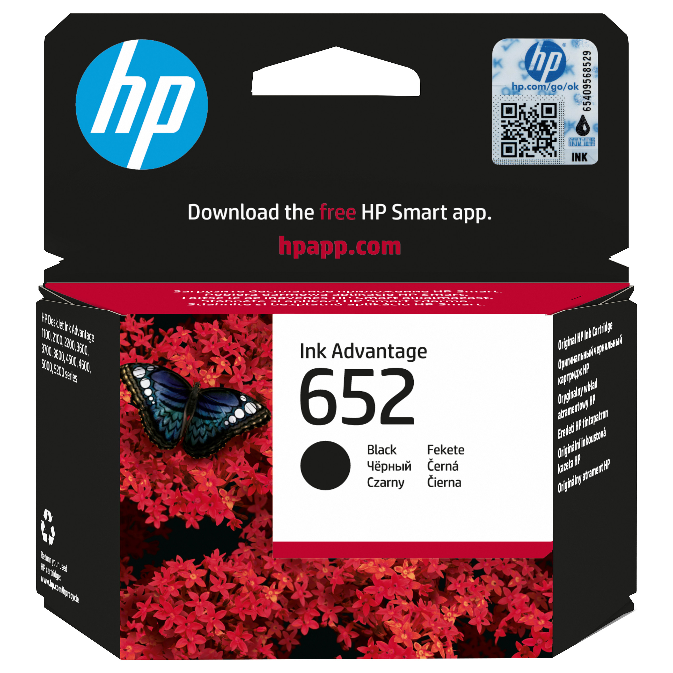 Tinta HP F6V25AE (No. 652) crna-2