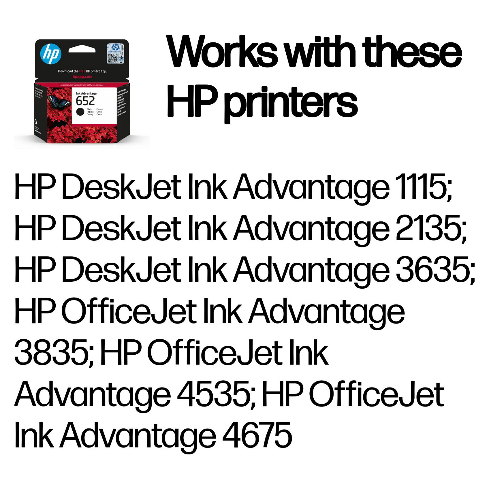 Tinta HP F6V25AE (No. 652) crna-4