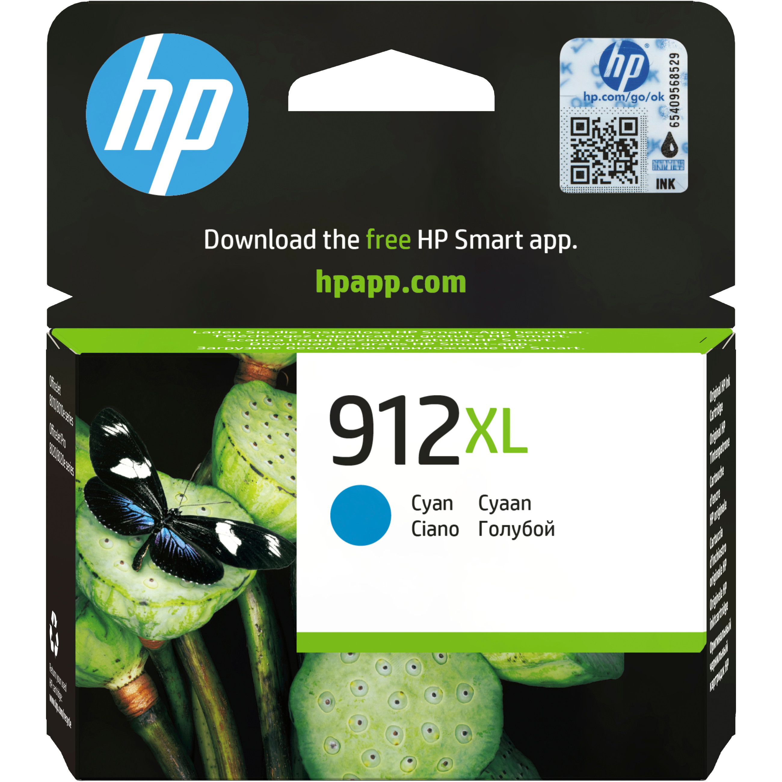 Tinta HP HP 3YL81AE (no.912xl), cyan