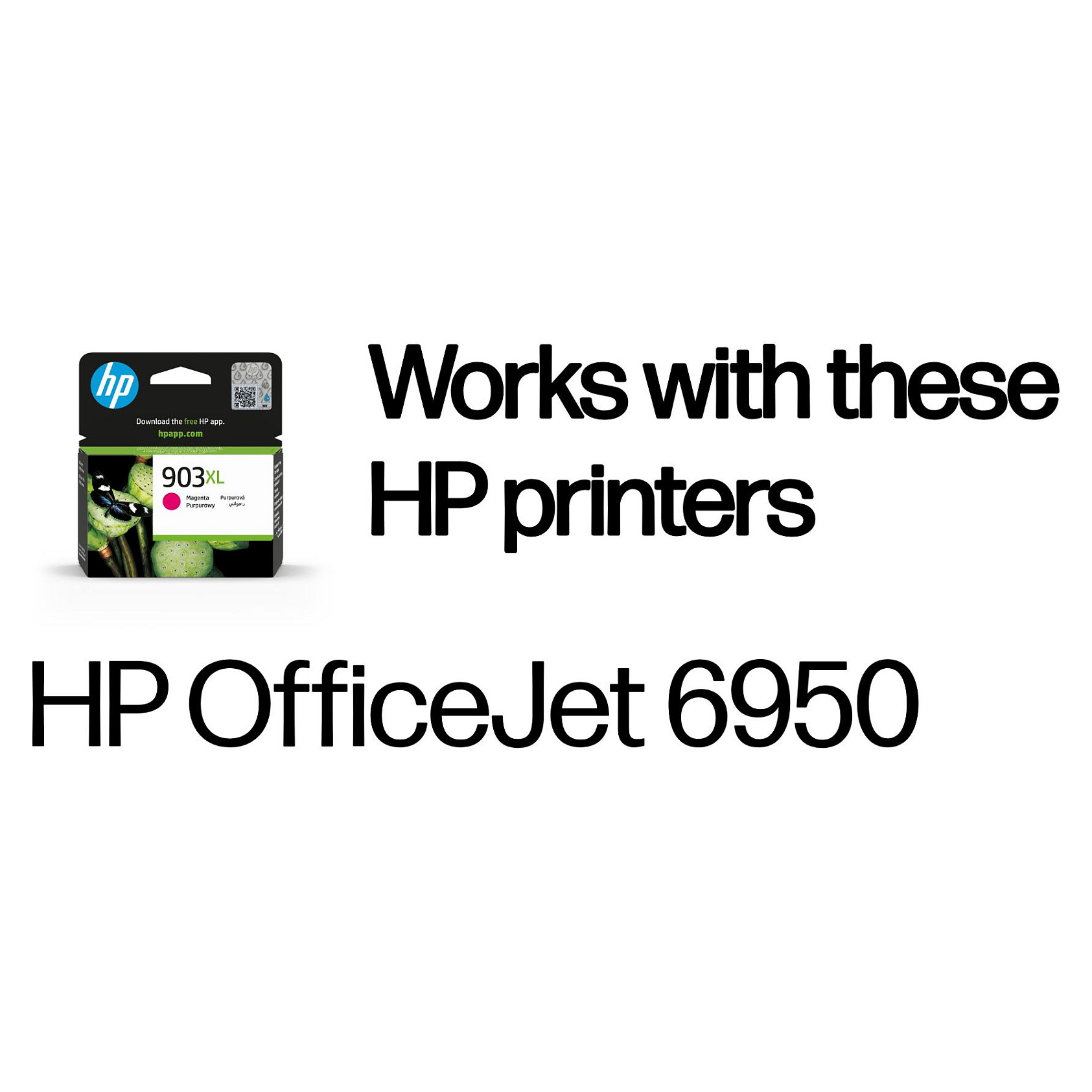 Tinta HP T6M07AE - 903XL magenta