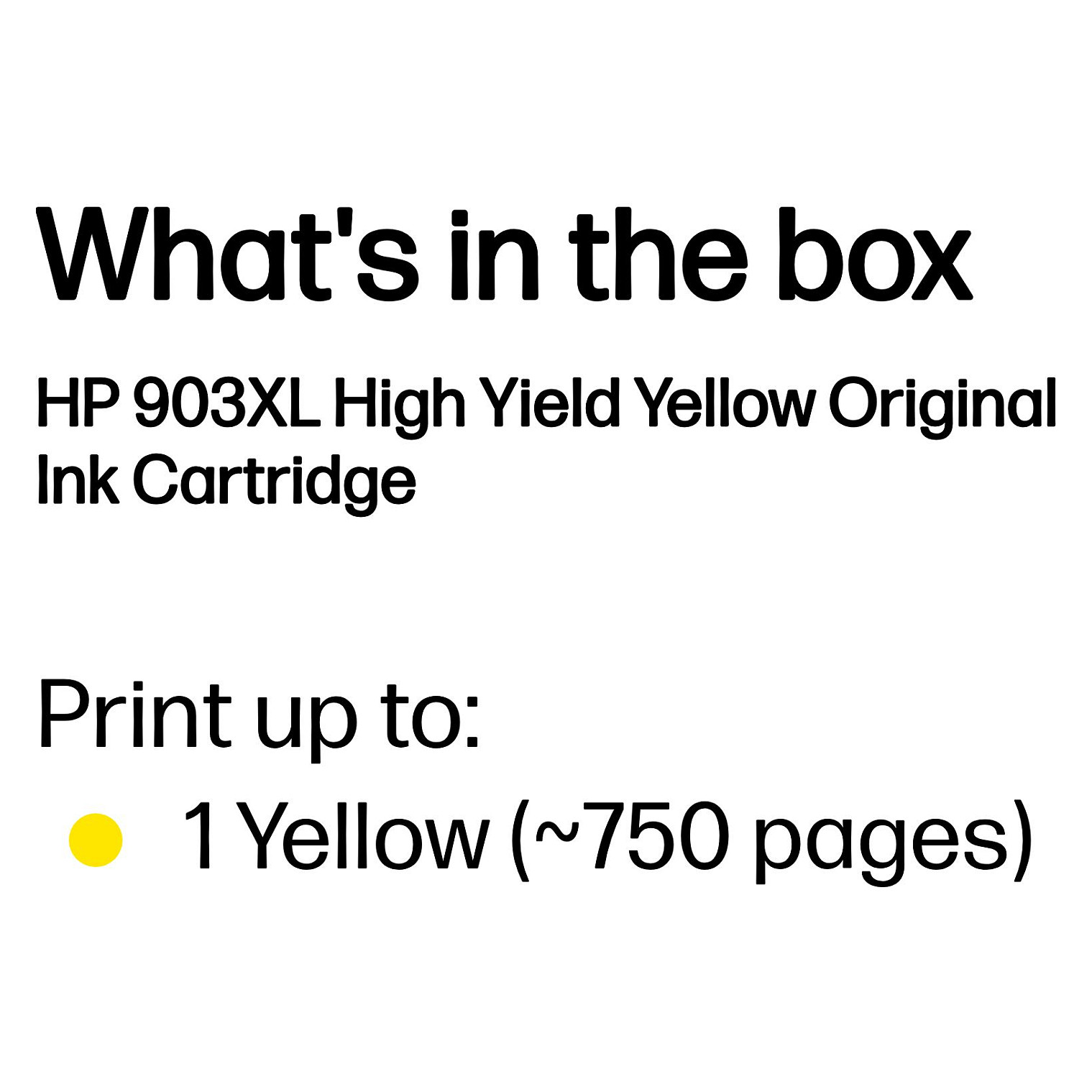 HP 903XL High Yield Yellow Original Ink Cartridge-2