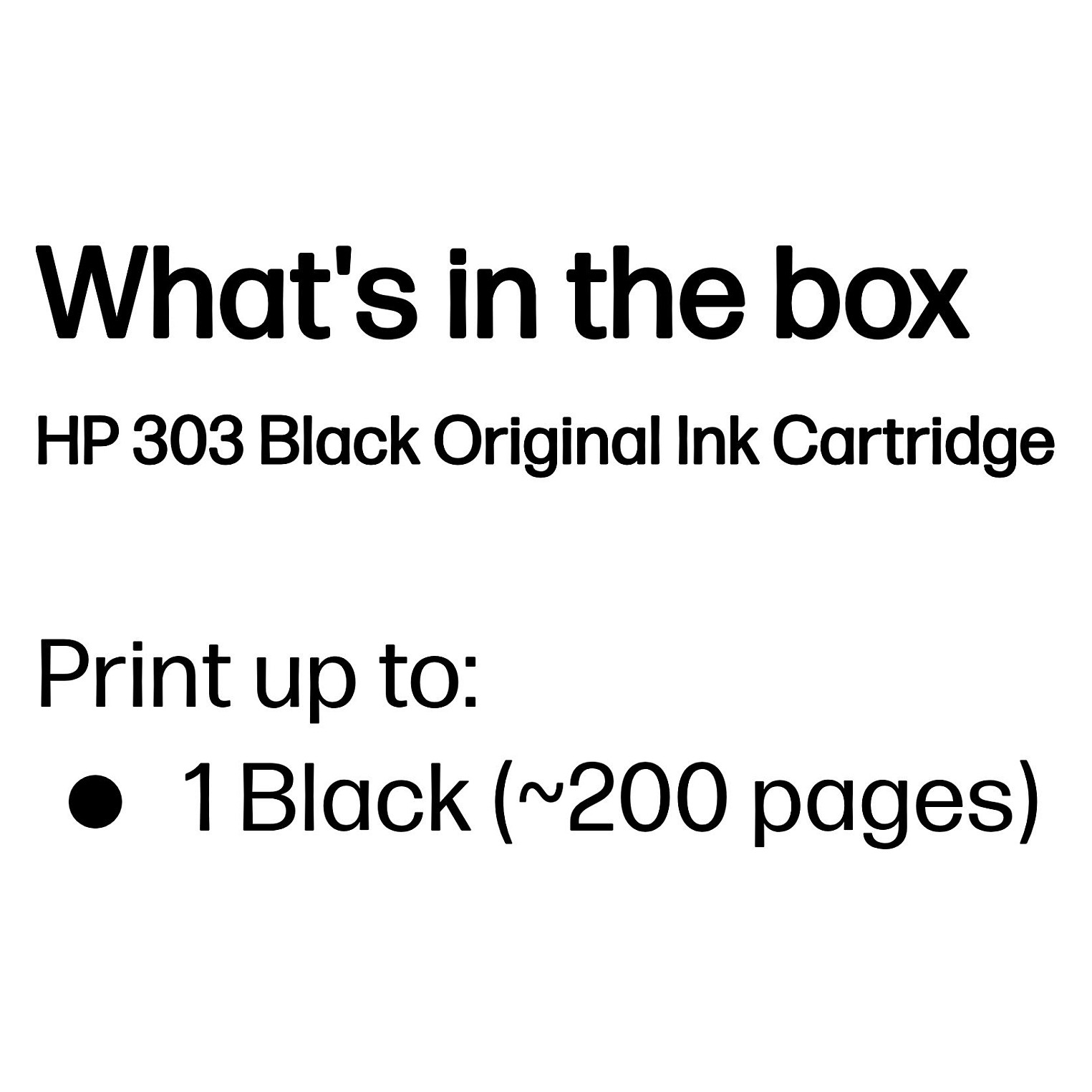 Tintni uložak HP 303 (Crna boja, Original)-1