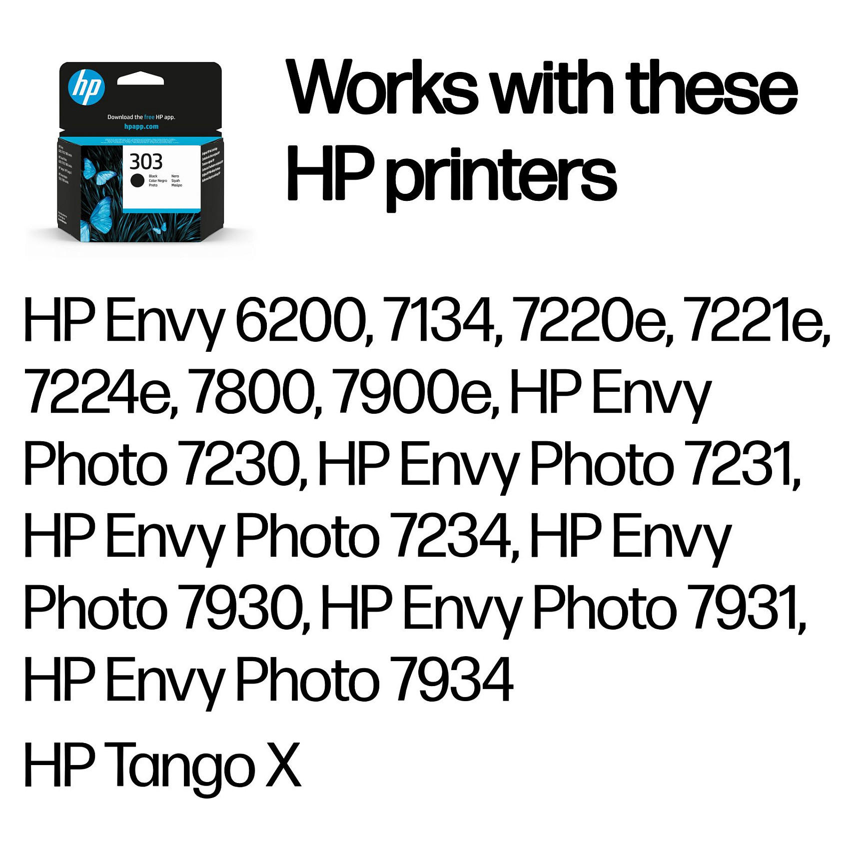 Tintni uložak HP 303 (Crna boja, Original)-9