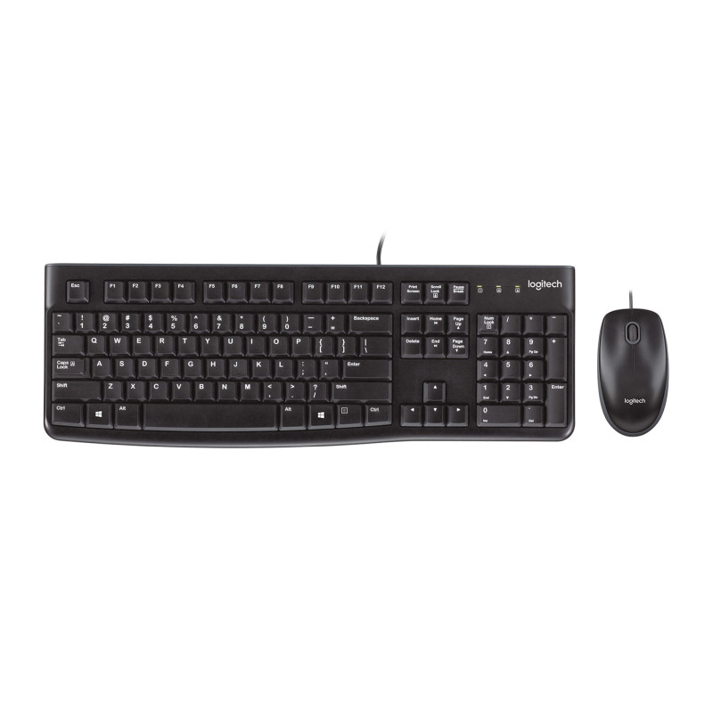 Tipkovnica + miš LOGITECH MK120, žičana, USB crna (920-002549)-19