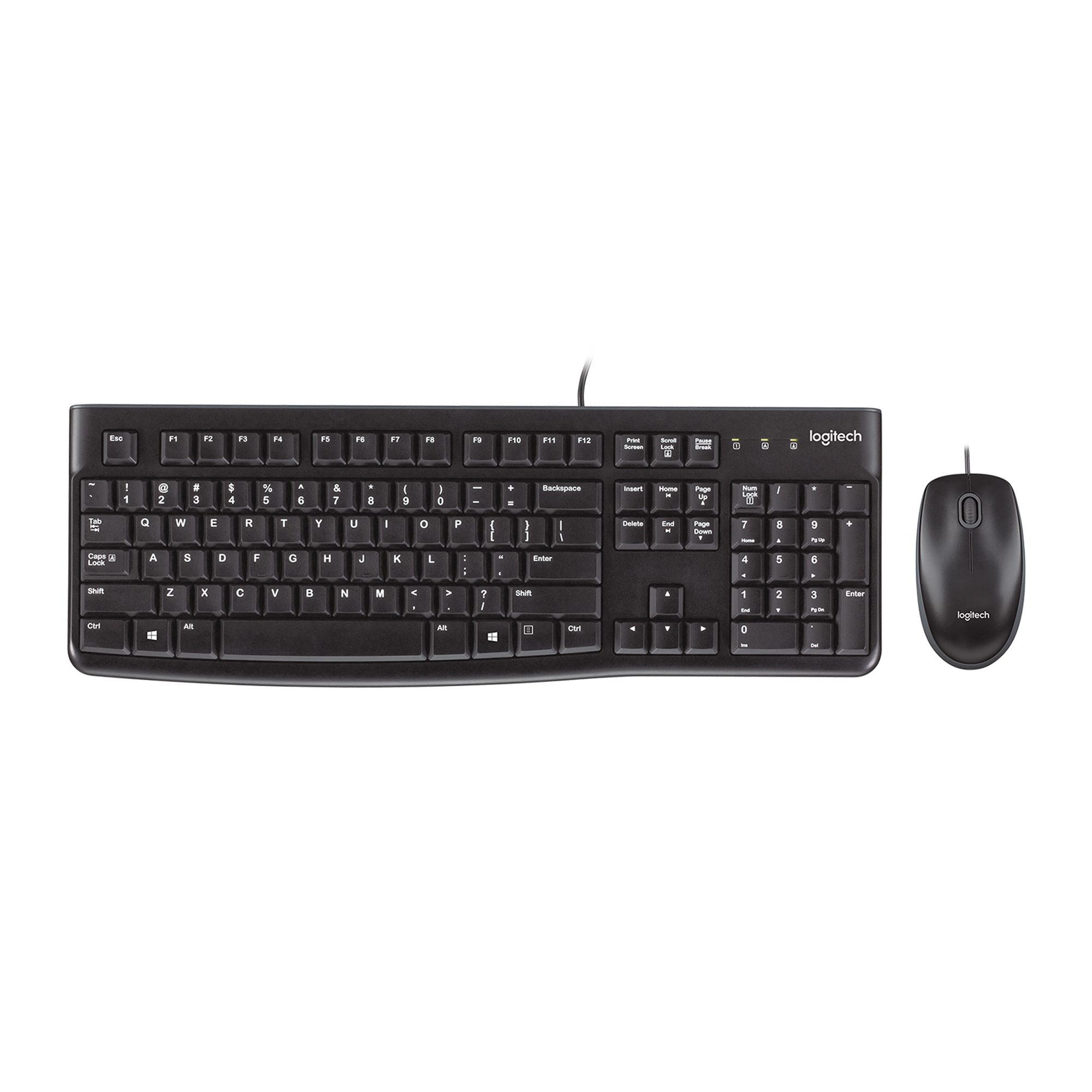 Tipkovnica + miš LOGITECH MK120, žičana, USB crna (920-002549)-12