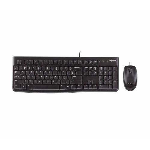 Tipkovnica + miš LOGITECH MK120, žičana, USB crna (920-002549)-0