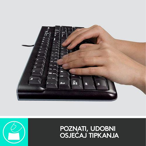 Tipkovnica + miš LOGITECH MK120, žičana, USB crna (920-002549)-1