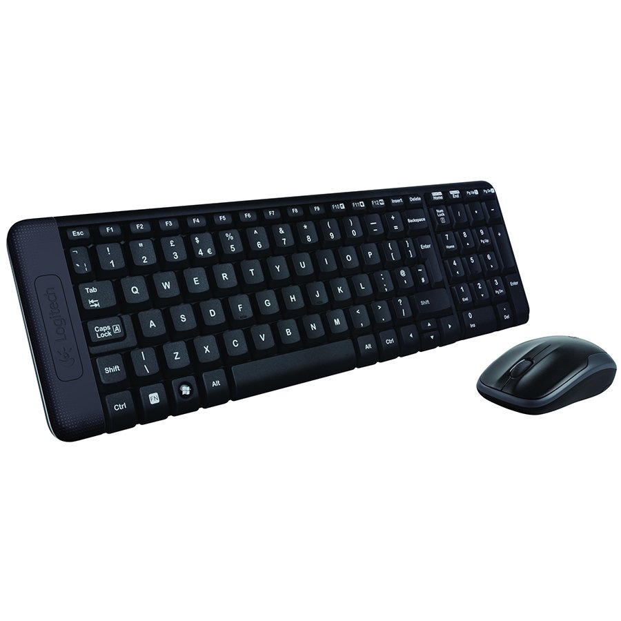 Tipkovnica + miš LOGITECH MK220 RF QWERTY International EER (bežično) crna-4