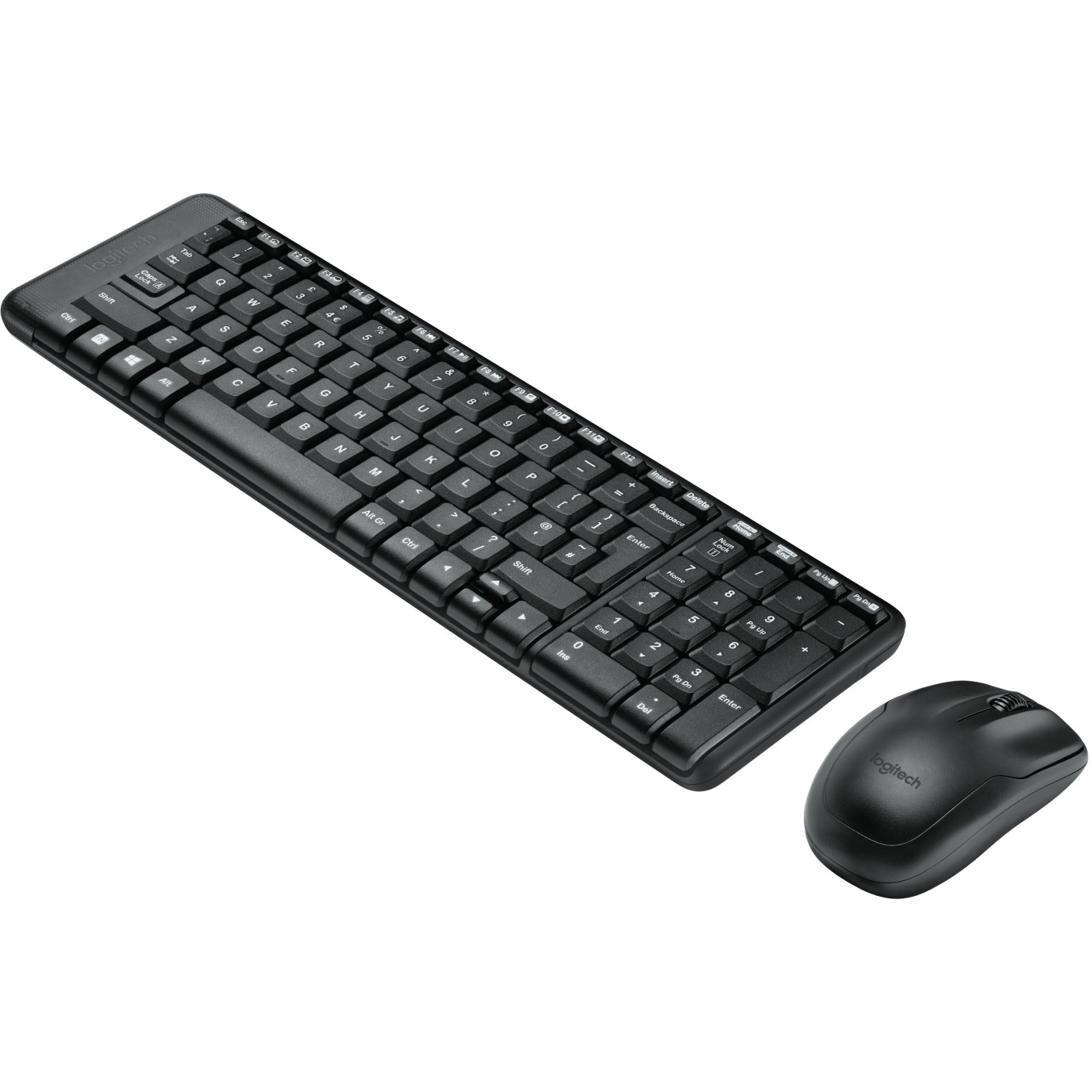Tipkovnica + miš LOGITECH MK220 RF QWERTY International EER (bežično) crna-7