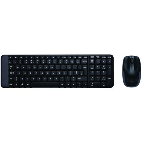 Tipkovnica + miš LOGITECH MK220 RF QWERTY International EER (bežično) crna