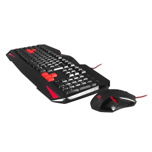 Tipkovnica + miš MARS MCP1 Gaming MCP1, gaming, crno- crvena-1