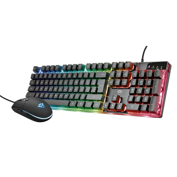 Tipkovnica + miš TRUST GXT 838 AZOR (gaming set, membranska, LED osvjetljenje crna)-0