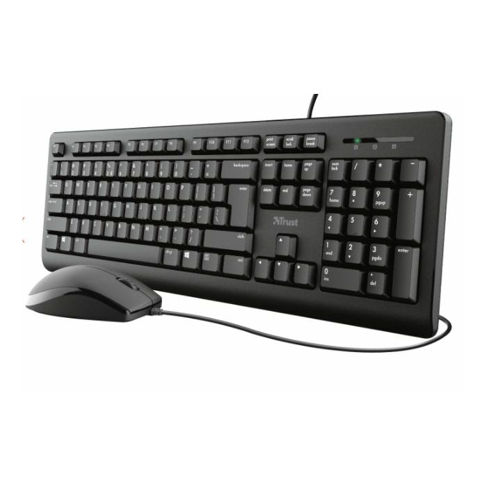 Tipkovnica + miš TRUST PRIMO žičani (5 godina jamstva)