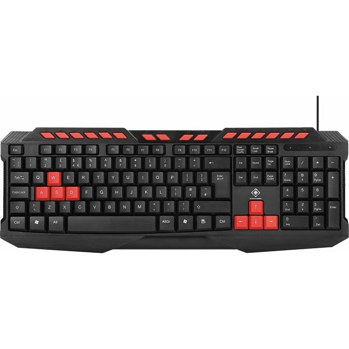 Tipkovnica DELTACO GAMING GAM-024 (gaming, membranska crna)-2