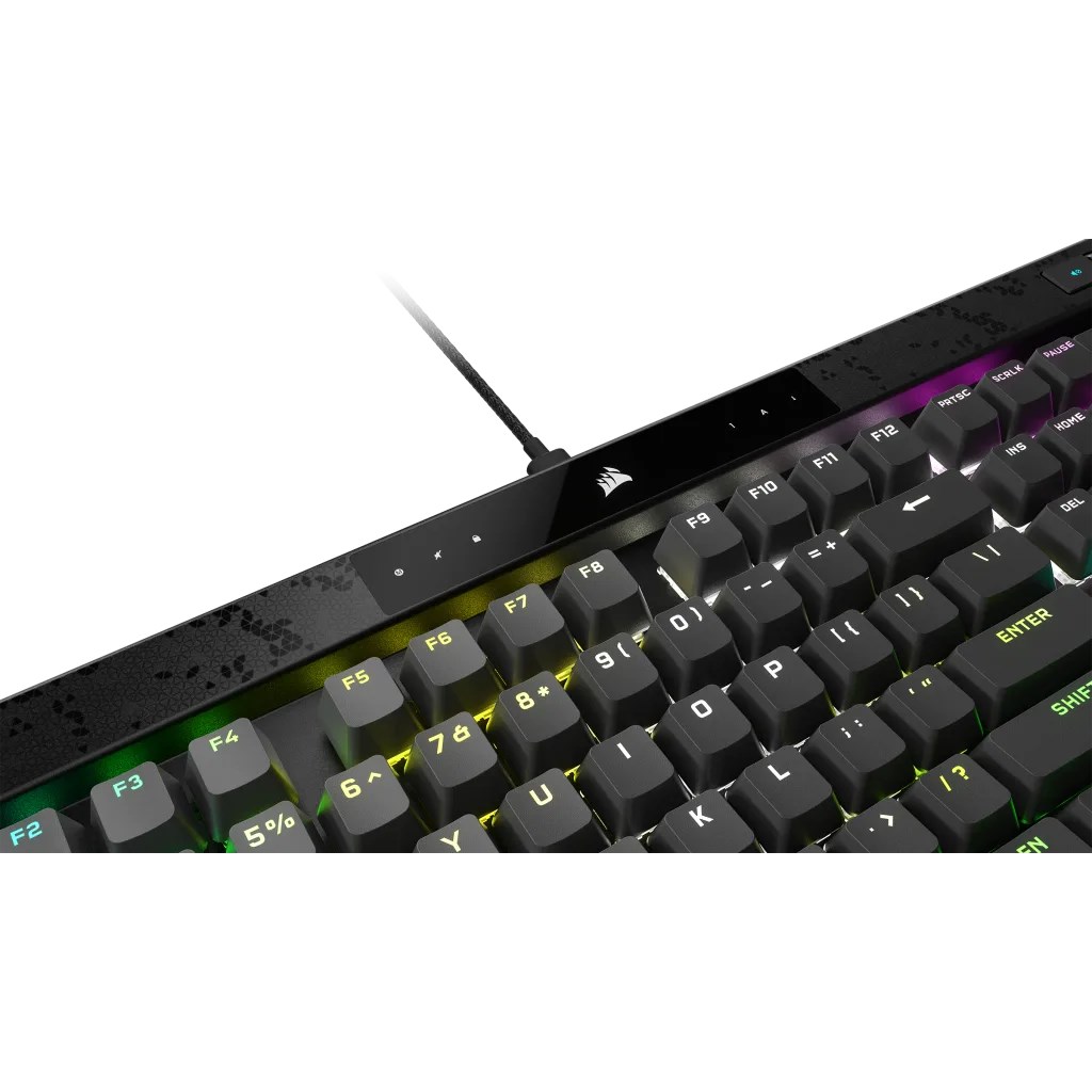 Tipkovnica gaming CORSAIR K70 MAX RGB (Magnetno-mehanička, MGX prekidači, RGB LED svjetlo, Žičana, Crna)-7