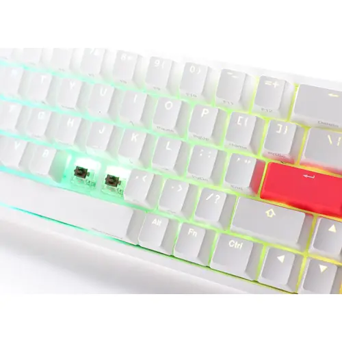 Ducky One 2 SF Gaming Keyboard, MX-Brown, RGB LED - White-7