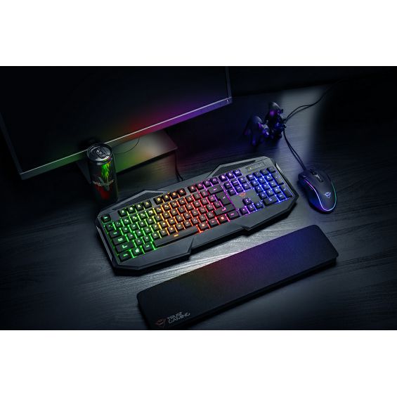 Tipkovnica TRUST GXT830RW (gaming, membranska, RGB osvjetljenje crna)-4